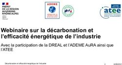 WEBINAIRE SUR LA D&Eacute;CARBONATION ET L'EFFICACIT&Eacute; &Eacute;NERG&Eacute;TIQUE DE L'INDUSTRIE - AVEC LA PARTICIPATION DE LA DREAL ET L'ADEME AURA AINSI QUE L'ATEE ...