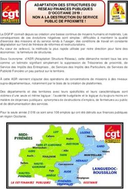 ADAPTATION DES STRUCTURES DU RESEAU FINANCES PUBLIQUES D'OCCITANIE 2019 : NON A LA DESTRUCTION DU SERVICE PUBLIC DE PROXIMITE !