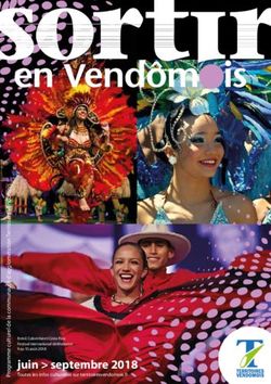 Juin septembre 2018 - Toutes les infos culturelles sur territoiresvendomois.fr - Ville de Vendôme