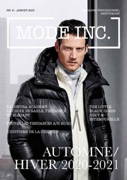 AUTOMNE/ HIVER 2020-2021 - TALUNDRA ACADEMY LE CHOIX DURABLE, TENDANCE ET ELEGANT - Mode Inc