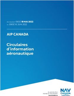 Circulaires d'information aéronautique - AIP CANADA EN VIGUEUR 0901Z 19 MAI 2022 AU 0901Z 16 JUIN 2022
