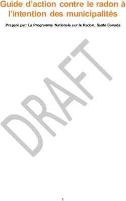 Guide d'action contre le radon à l'intention des municipalités