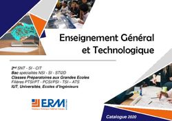 Enseignement Général et Technologique - 2nd SNT - SI - CIT Bac spécialités NSI - SI - STI2D - ERM Automatismes