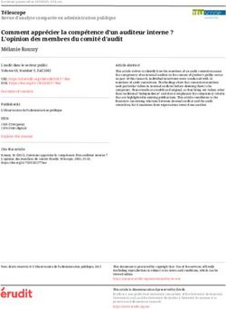 Comment apprécier la compétence d'un auditeur interne ? L'opinion des membres du comité d'audit - Érudit