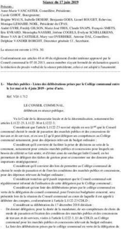 Séance du 17 juin 2019 - Commune de Beauvechain