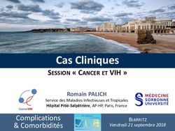 Cas Cliniques SESSION " CANCER ET VIH " - Complications & Comorbidités - Congrès VIH Complications & Comorbidités