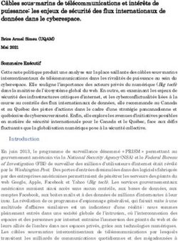 Câbles sous-marins de télécommunications et intérêts de puissance: les enjeux de sécurité des flux internationaux de données dans le cyberespace.