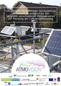 Comparaison de différents microcapteurs de mesure de pollution de l'air Vergleich verschiedener Mikrosensoren zur Messung der Luftverschmutzung