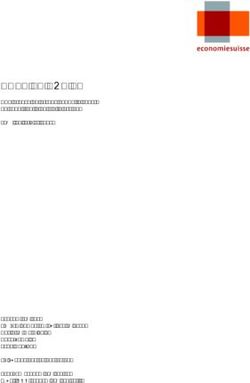 DOSSIER MÉDIA - Economiesuisse
