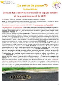 Les accidents mortels de travail en espace confin&eacute; et en assainissement de 2020