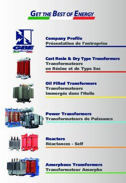 Company Profile Pr&eacute;sentation de l'entreprise Cast Resin & Dry Type Transformers Transformateurs en R&eacute;sine et de Type Sec Oil Filled Transformers ...