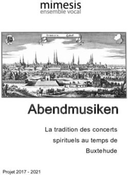 Abendmusiken La tradition des concerts spirituels au temps de Buxtehude - Projet 2017 2021 - Ensemble vocal Mimesis
