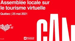 Assembl&eacute;e locale sur le tourisme virtuelle - Qu&eacute;bec | 25 mai 2021