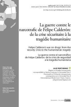 La Guerre Contre Le Narcotrafic De Felipe Calderón: De La Crise ...