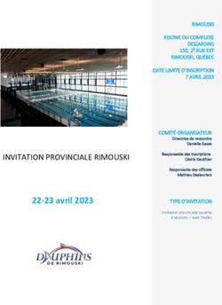 INVITATION PROVINCIALE RIMOUSKI - 22-23 avril 2023