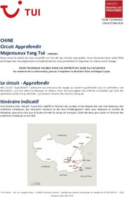 CHINE Circuit Approfondir