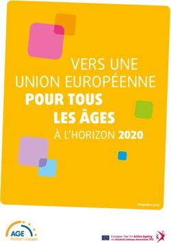 Vers une union européenne pour tous les âges - à l'horizon 2020 Décembre 2012