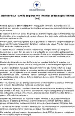Webinaire sur l'Ann&eacute;e du personnel infirmier et des sages-femmes 2020