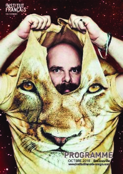 OCTBRE 2018 - Brazzaville - Institut Fran&ccedil;ais du Congo