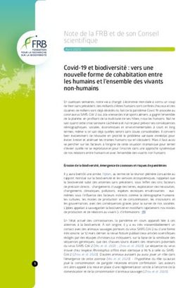 Note de la FRB et de son Conseil scientifique - Actu ...