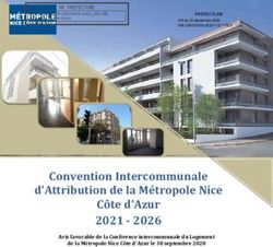 Convention Intercommunale d'Attribution de la M&eacute;tropole Nice