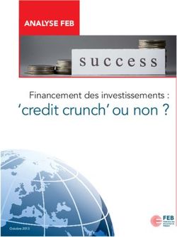 Credit crunch' ou non ? - Financement des investissements