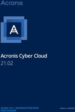 Acronis Cyber Cloud 21.02 - GUIDE DE L'ADMINISTRATEUR PARTENAIRE Révision :12/03/2021