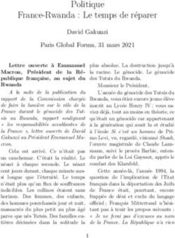 Politique France-Rwanda : Le temps de r&eacute;parer