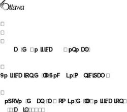 Bureau du vérificateur général Vérification de la Sécurité municipale Déposée devant le Comité de la vérification Le 8 avril 2019 - Documents