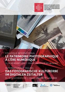 LE PATRIMOINE PHOTOGRAPHIQUE À L'ÈRE NUMÉRIQUE - COLLOQUE INTERNATIONAL DAS FOTOGRAFISCHE KULTURERBE - MEMORIAV