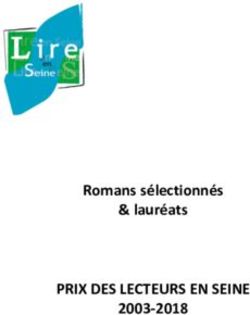 PRIX DES LECTEURS EN SEINE - Romans s&eacute;lectionn&eacute;s & laur&eacute;ats 2003-2018 - Lire en Seine