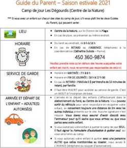 Guide du Parent - Saison estivale 2021 - Ville de Cowansville
