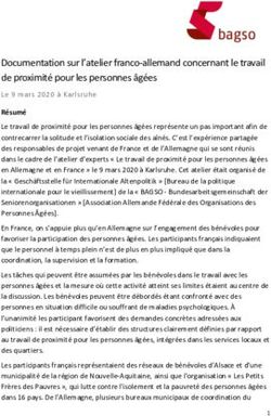 Documentation sur l'atelier franco-allemand concernant le travail de proximité pour les personnes âgées - Bagso