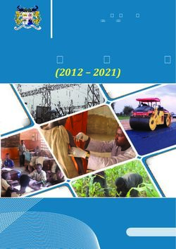 POLITIQUE NATIONALE D'EVALUATION - (2012 - 2021) RÉPUBLIQUE DU BÉNIN - Le Ministère