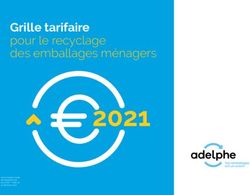 Grille tarifaire pour le recyclage des emballages m&eacute;nagers