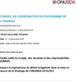 CONSEIL DE COORDINATION DU PROGRAMME DE L'ONUSIDA - UNAIDS