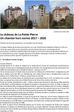Le ch&acirc;teau de La Petite-Pierre Un chantier hors norme 2017 2020