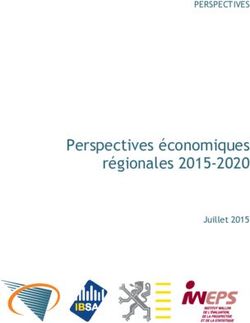 Perspectives économiques régionales 2015-2020 - PERSPECTIVES - Juillet 2015 - Iweps