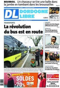 La révolution du bus est en route - BOURROU. la jambe en tombant dans les broussailles - Dordogne Libre