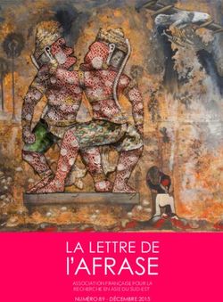 L'AFRASE LA LETTRE DE - NUM&Eacute;RO 89 - D&Eacute;CEMBRE 2015