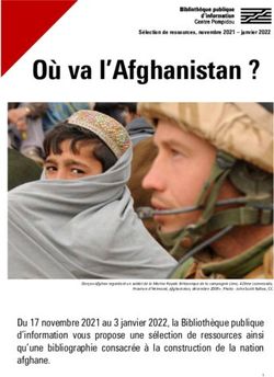 O&ugrave; va l'Afghanistan ? - Bpi