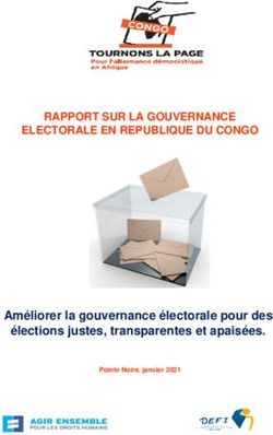 RAPPORT SUR LA GOUVERNANCE ELECTORALE EN REPUBLIQUE DU CONGO - Am&eacute;liorer la gouvernance &eacute;lectorale pour des &eacute;lections justes, transparentes et ...