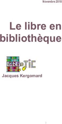 Le libre en bibliothèque - Jacques Kergomard - BiblioTIC