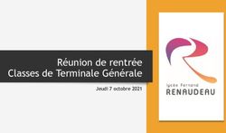 R&eacute;union de rentr&eacute;e Classes de Terminale G&eacute;n&eacute;rale - Jeudi 7 octobre 2021 - Lyc&eacute;e ...