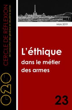 L'éthique dans le métier des armes - Mars 2019 - Maréchal un jour
