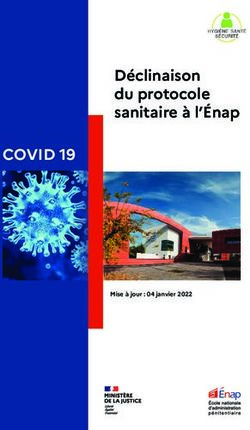 COVID 19 D&eacute;clinaison du protocole sanitaire &agrave; l'&Eacute;nap - Mise &agrave; jour : 04 janvier 2022 - ENAP