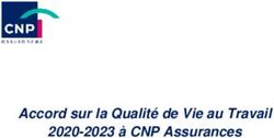 Accord sur la Qualité de Vie au Travail 2020-2023 à CNP Assurances