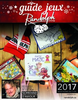Guide jeux 2017 - Randolph