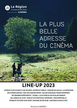 LINE-UP 2023 - Auvergne-Rhône-Alpes Cinéma