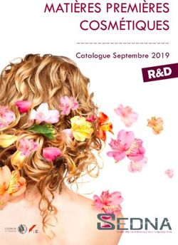 MATI&Egrave;RES PREMI&Egrave;RES COSM&Eacute;TIQUES - Catalogue Septembre 2019 - SEDNA